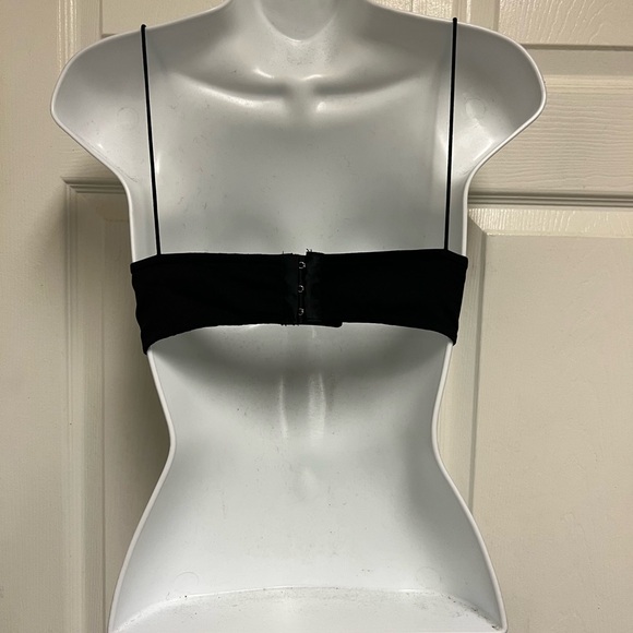 Julia By Love J Black Rhinestone Cropped Cami - Picture 10 of 11